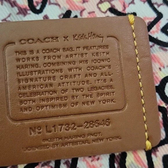 Coach × Keith Harring Colab Tote
